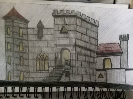 Charcoal architectural art