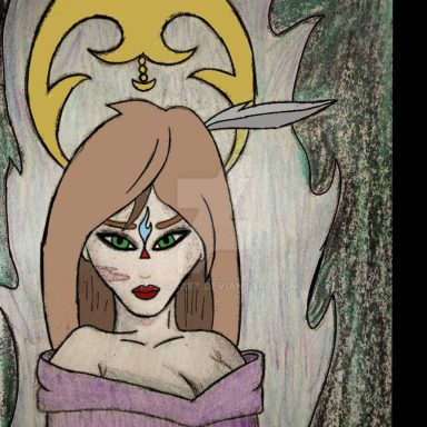 Original character pencil sketch