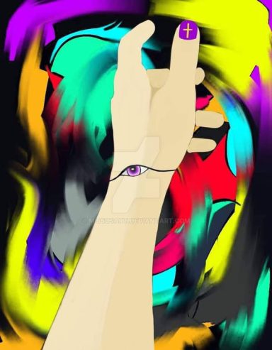 Hand digital painting