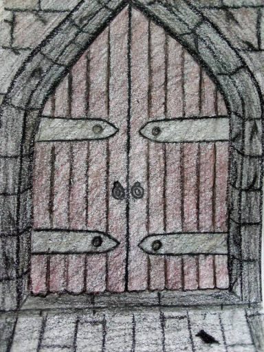Charcoal door